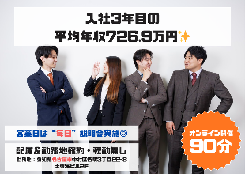 名古屋・首都圏:90分で分かるwebメディア営業の仕事理解!