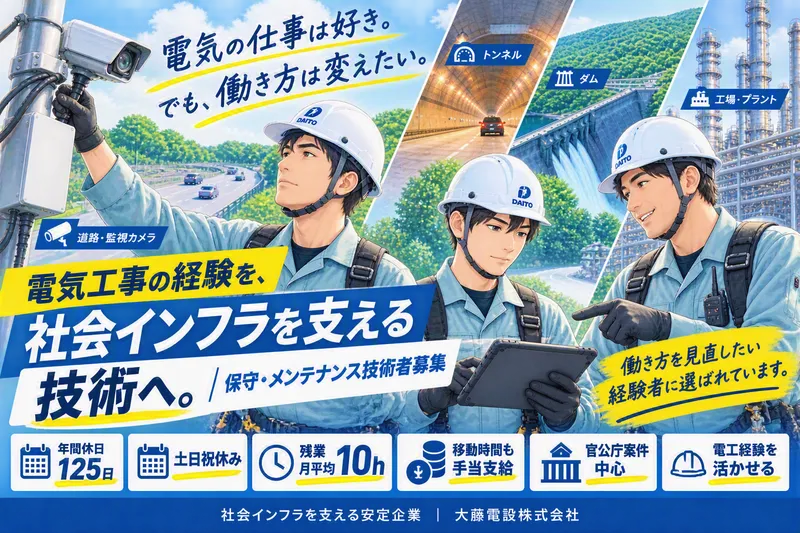大藤電設株式会社の求人・転職情報