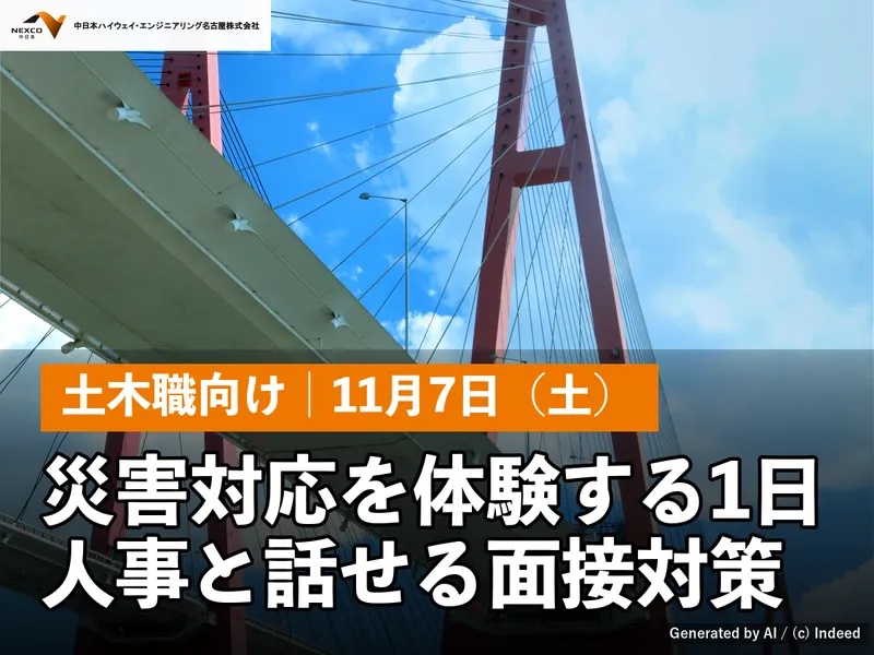 土木職│災害対応を体験+人事と面接対策│11月7日