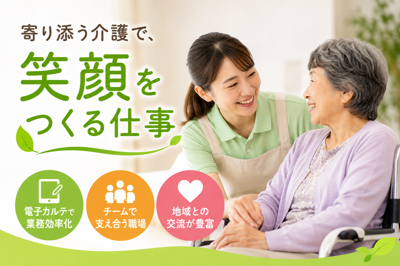 合同会社NEXT(紹介先/特別養護老人ホーム グリーン・コム)の求人・転職情報