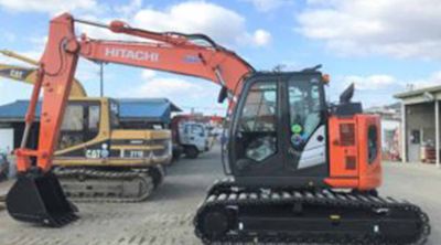 変形ショベルカー 日立建機 ZAXIS200X-7 + スケルトンバケット 1/50