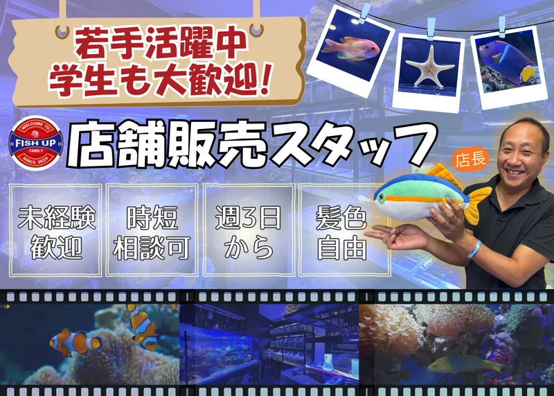 店舗:FISH UPのアルバイト・バイト求人情報
