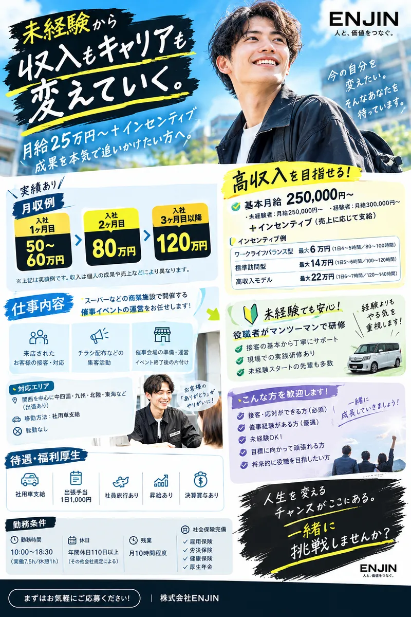 株式会社ENJINのアルバイト・バイト求人情報