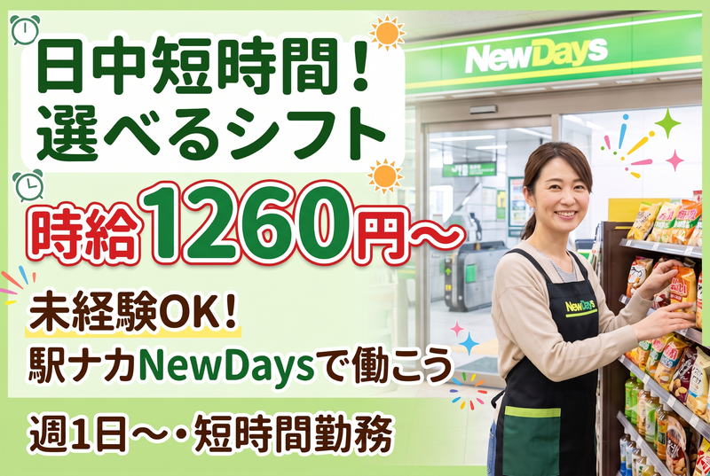 ニューデイズ　新木場改札内のアルバイト・バイト求人情報-07