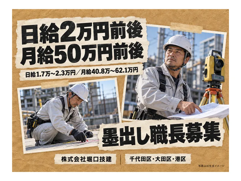 株式会社堀口技建の求人・転職情報