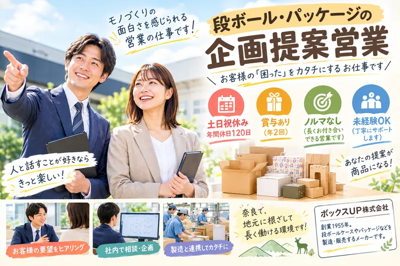 ボックスUP株式会社(ボックスユーピー)のアルバイト・バイト求人情報