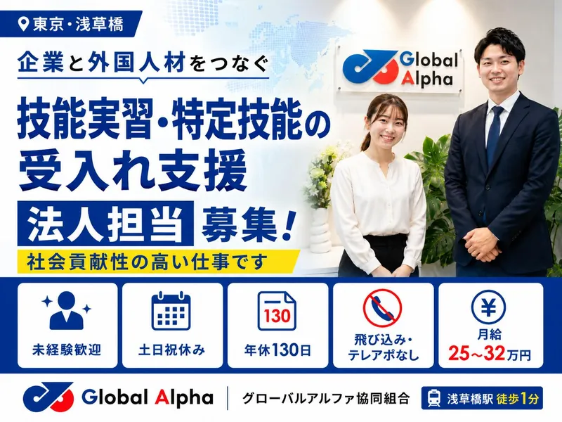 グローバルアルファ協同組合の求人・転職情報