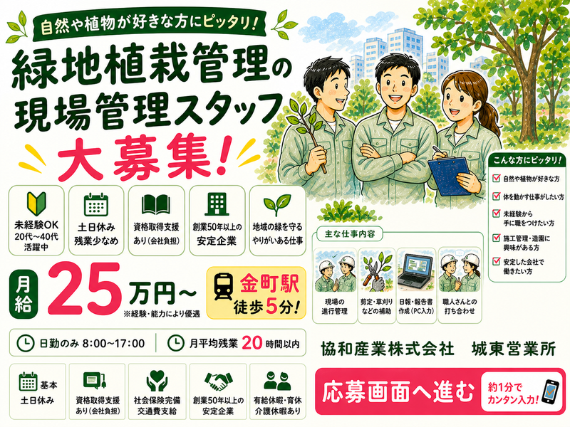 協和産業株式会社　城東営業所の求人・転職情報