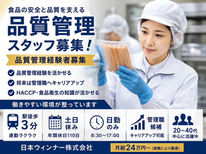 日本ウインナー株式会社の求人・転職情報