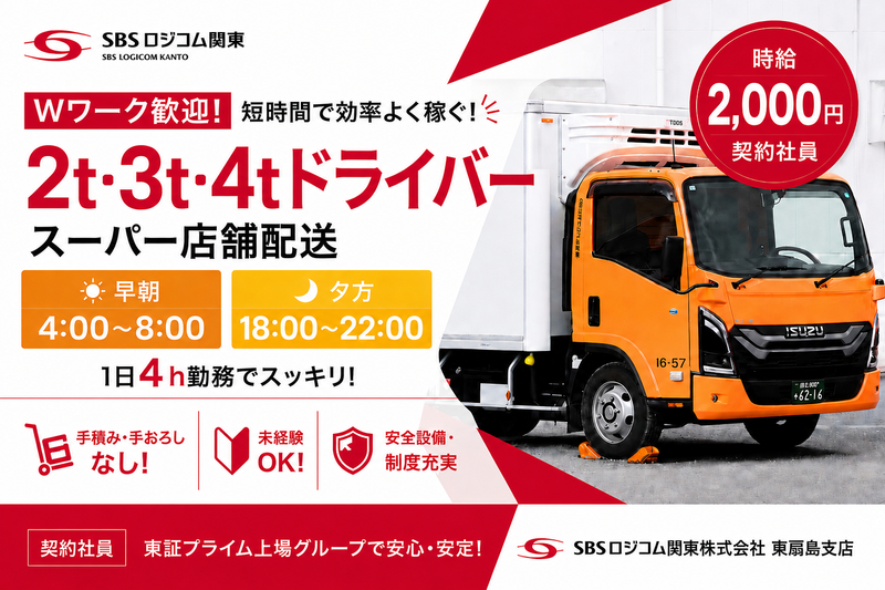 SBSロジコム関東株式会社-0003の求人・転職情報