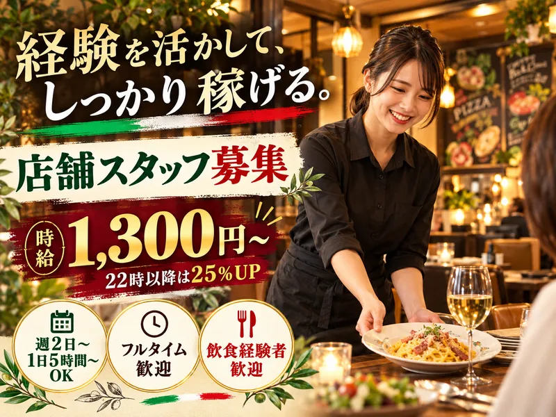 CAFE & BAR RESTAURANT YOLOのアルバイト・バイト求人情報