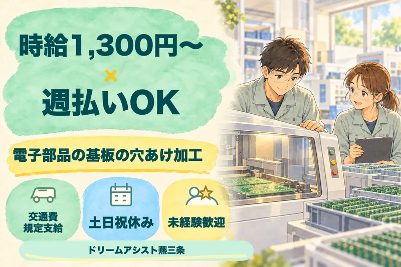 株式会社ドリームアシスト燕三条 加茂市エリアのアルバイト・バイト求人情報