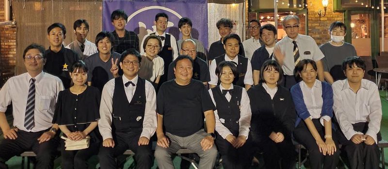 レストランやビアガーデンでの仕事体験!ビアガーデンの夕食付