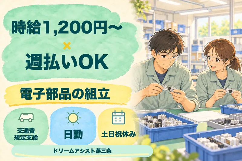 株式会社ドリームアシスト燕三条 燕市エリアのアルバイト・バイト求人情報