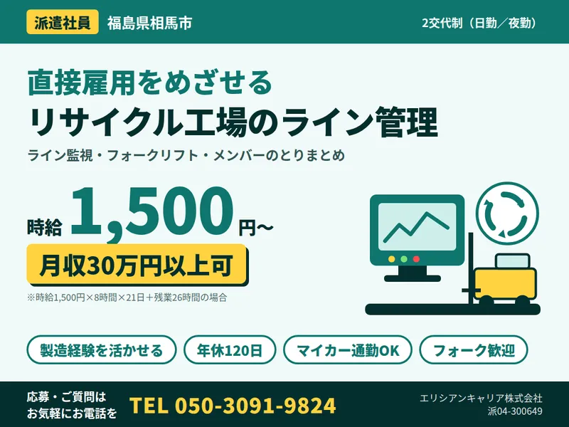 エリシアンキャリア株式会社のアルバイト・バイト求人情報