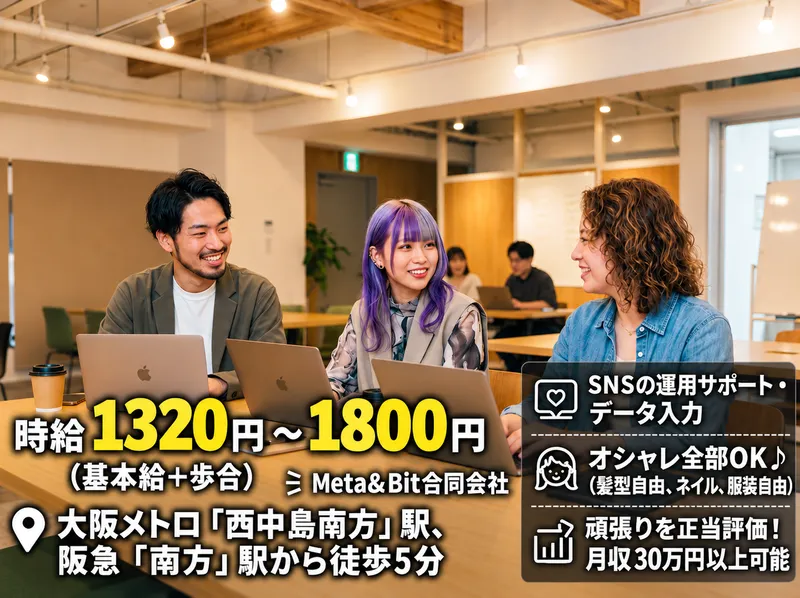 Meta&Bit合同会社のアルバイト・バイト求人情報