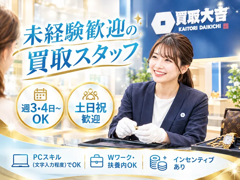 買取大吉　淀川新高店のアルバイト・バイト求人情報