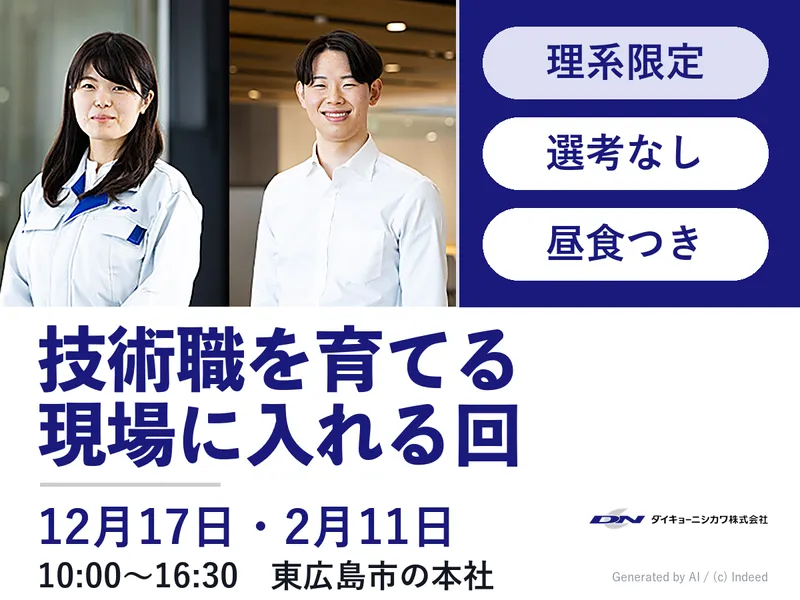 理系限定の1day特別セミナー│技術職の最前線育成現場を知る