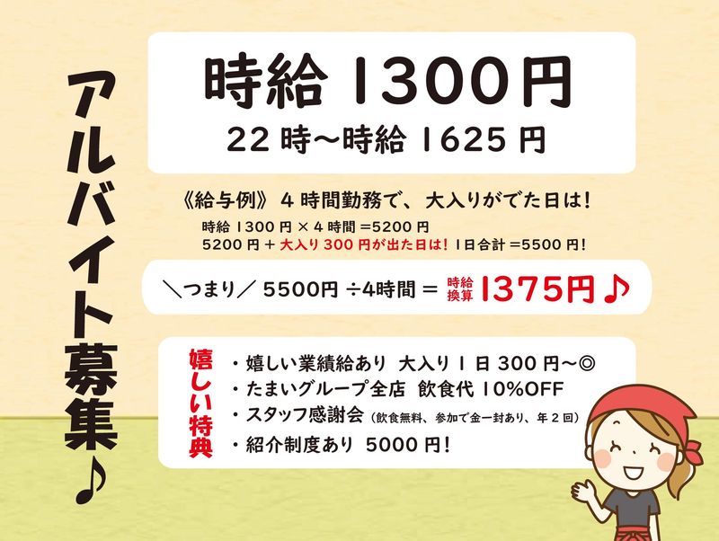 ご馳走居酒屋　たまい本店のアルバイト・バイト求人情報-02