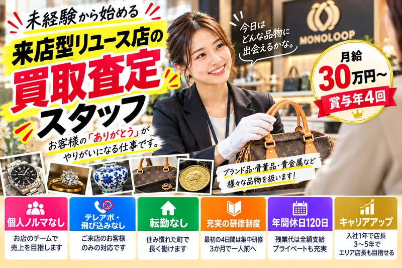 モノ・ループ株式会社 ロビン・フッド久保田店の求人・転職情報
