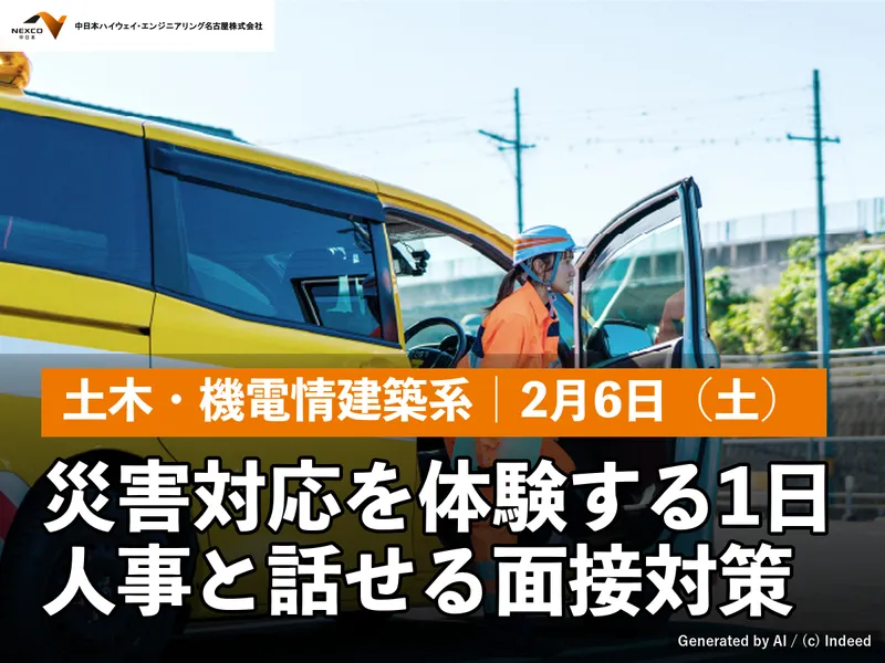 土木・施設職│災害対応を体験+人事と面接対策│2月6日
