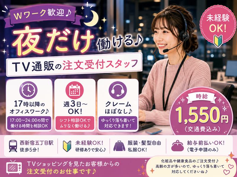 株式会社テレネット　西新宿五丁目のアルバイト・バイト求人情報-29