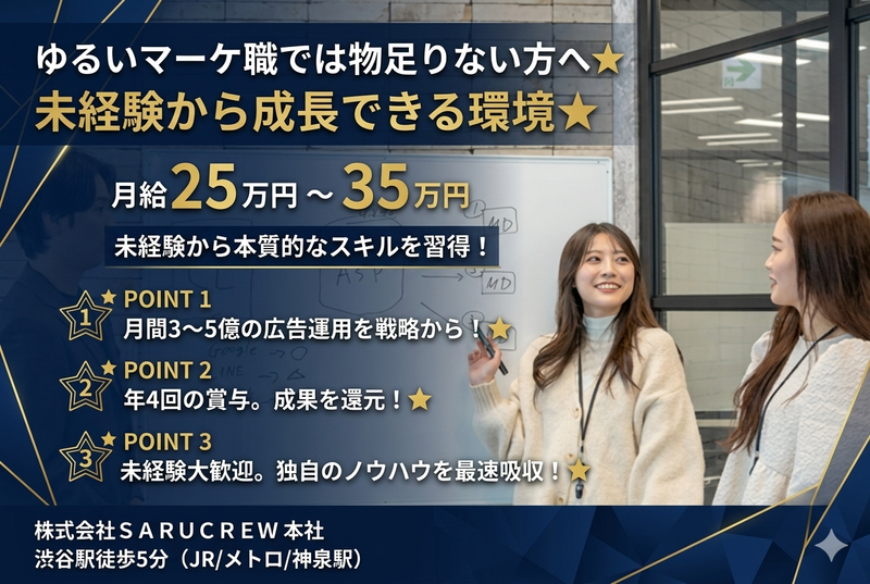 株式会社ＳＡＲＵＣＲＥＷの求人・転職情報