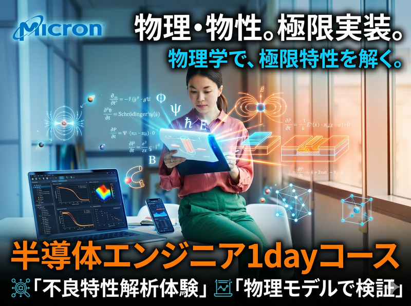 9月|解析エンジニア|デバイス物理|1day半導体エンジニア