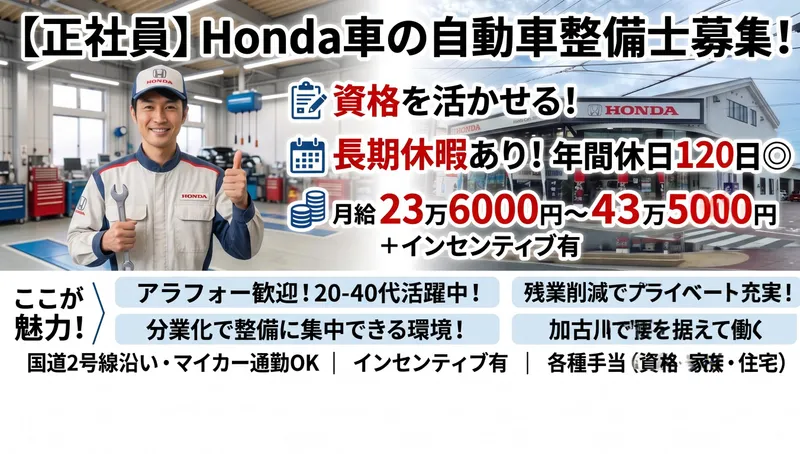 株式会社ホンダ東城の求人・転職情報
