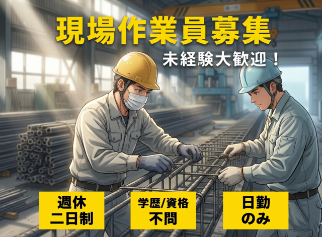 NC貝原パイル製造株式会社　和気工場の求人・転職情報