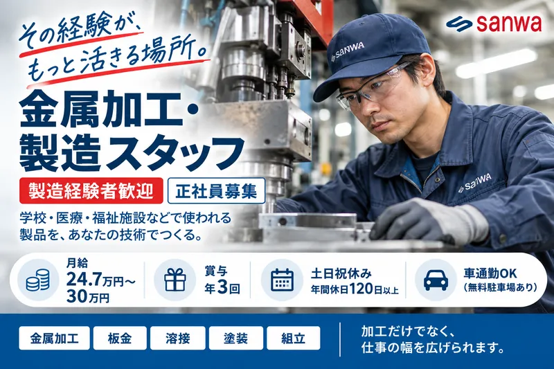 株式会社三和製作所の求人・転職情報