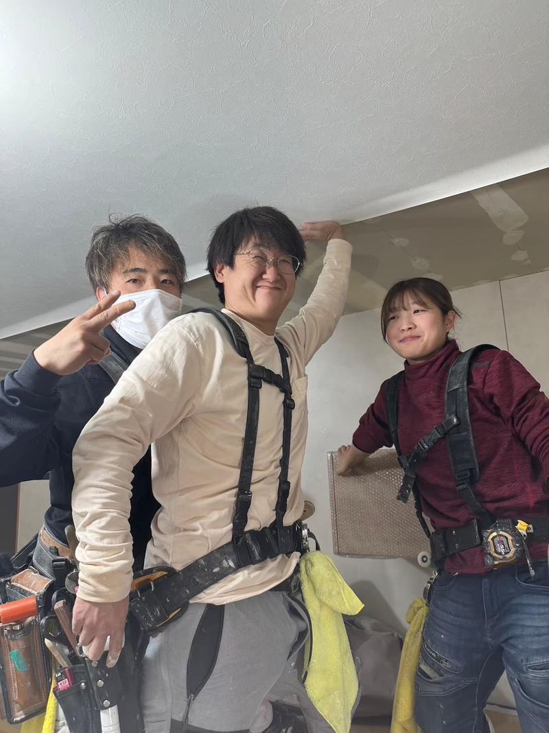 新築物件へのクロス(壁紙)貼り(経験者)