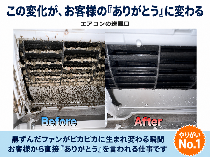 八千代市 エアコンクリーニングスタッフ