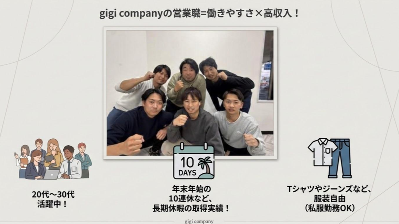 株式会社gigicompanyの求人・転職情報