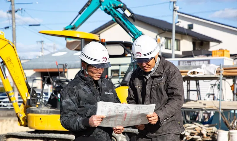 住宅やマンションなどの土木作業員