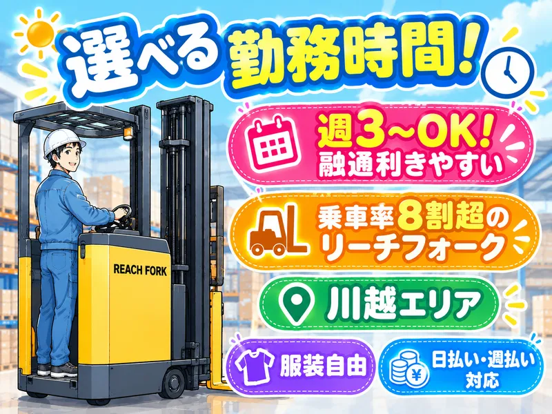 埼玉県川越市のアルバイト・バイト求人情報