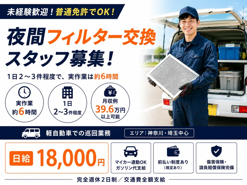 フィルター交換の会社のアルバイト・バイト求人情報-31