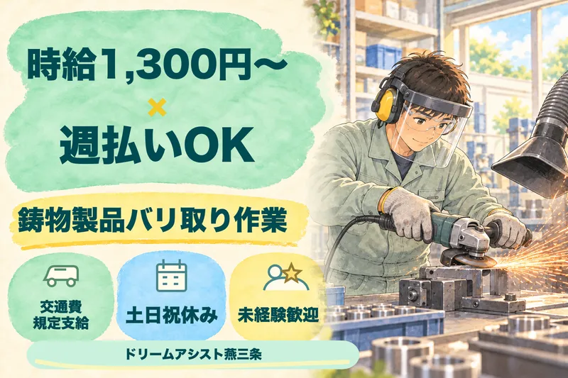 株式会社ドリームアシスト燕三条 三条市エリアのアルバイト・バイト求人情報