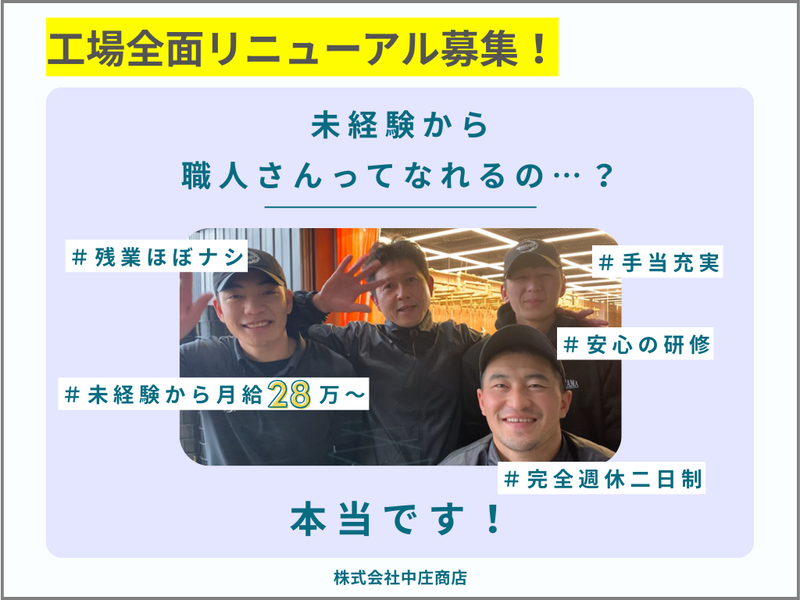 株式会社中庄商店の求人・転職情報