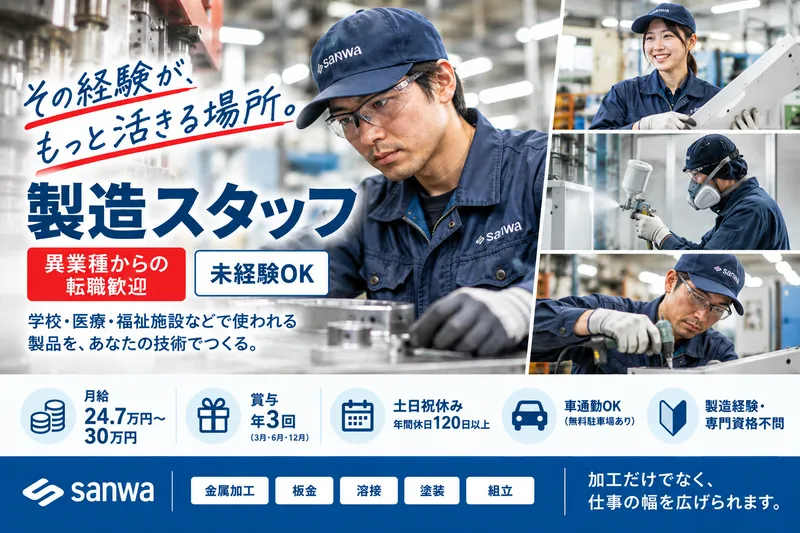 株式会社三和製作所の求人・転職情報