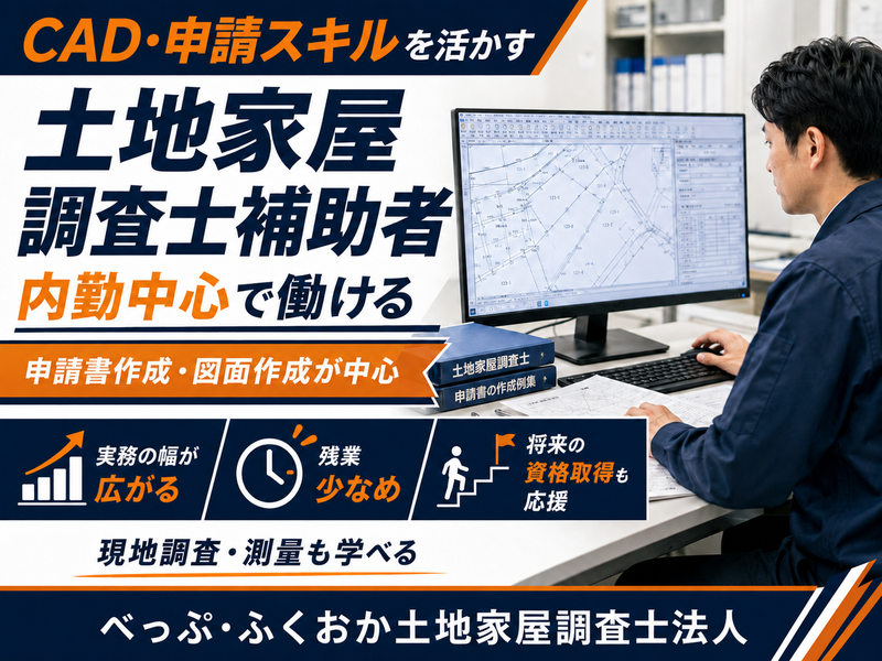 べっぷ・ふくおか土地家屋調査士法人の求人・転職情報