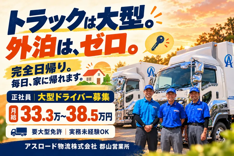 アスロード物流株式会社　郡山営業所の求人・転職情報