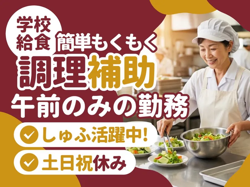 豊田市東部学校給食センター/雇用元:株式会社ジーエスエフのアルバイト・バイト求人情報