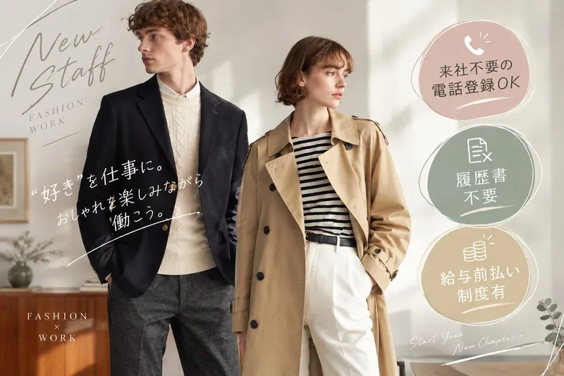 ファッション人材リンク株式会社のアルバイト・バイト求人情報