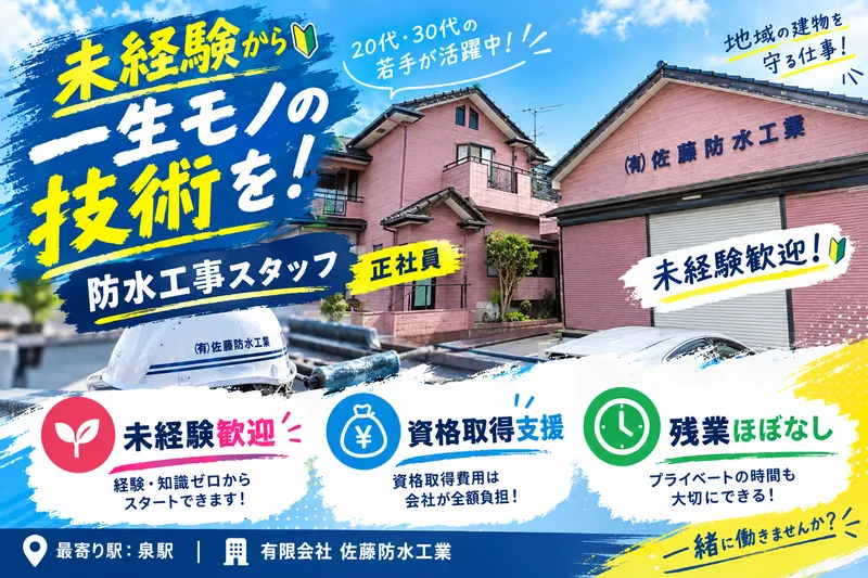 有限会社佐藤防水工業の求人・転職情報