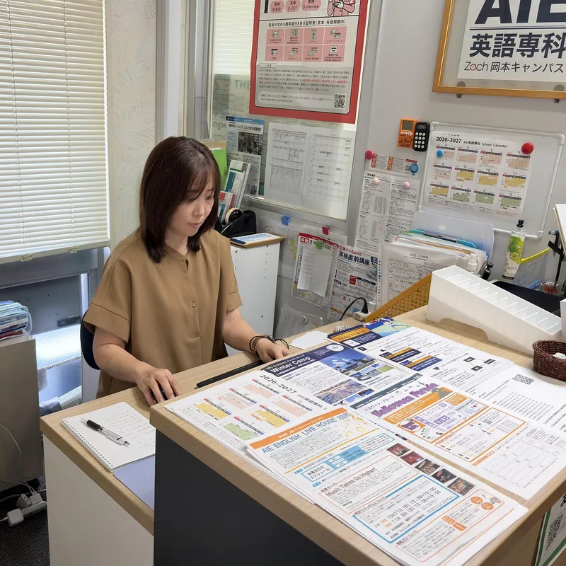 AIE英語専科　岡本キャンパスのアルバイト・バイト求人情報