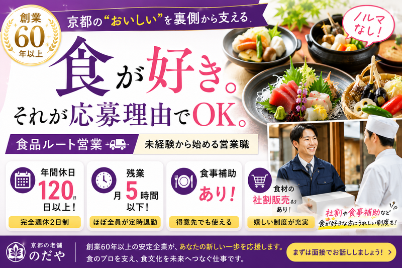 株式会社野田屋の求人・転職情報