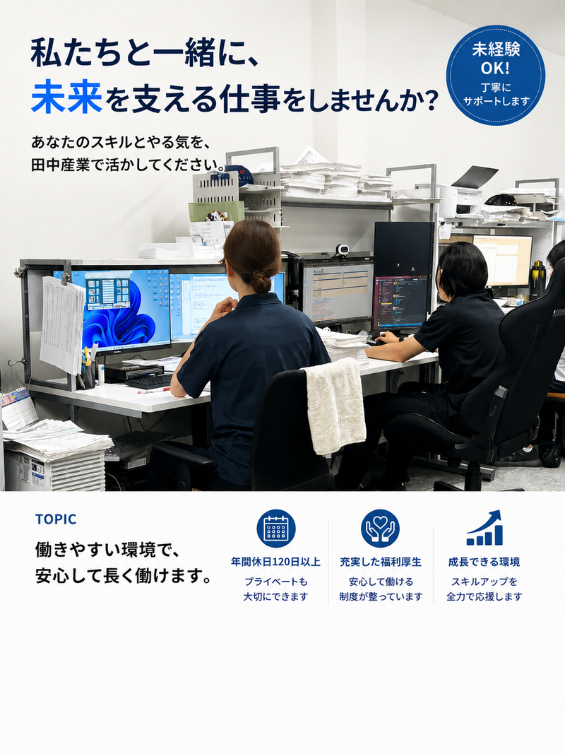 田中産業株式会社の求人・転職情報