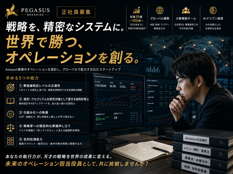 ペガサスブランディング株式会社の求人・転職情報