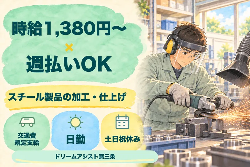 株式会社ドリームアシスト燕三条 燕市エリアのアルバイト・バイト求人情報